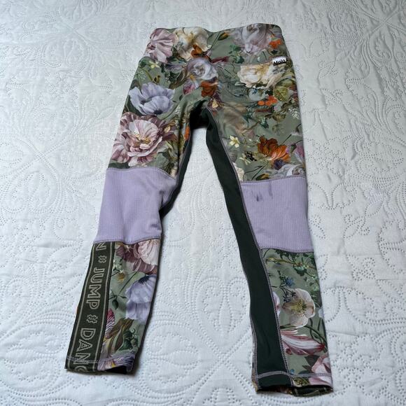 Molo Green Botanic Olympia Athletic Leggings Size 3/4 - Picture 4 of 5